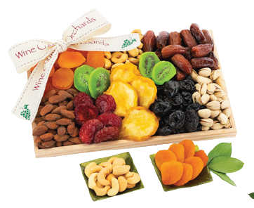 Dried Fruit and Nut Collection, Standard USA Shipping